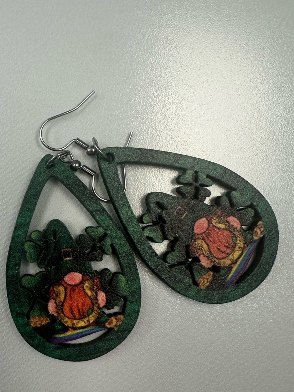 GNOME Teardrop Floral Earrings with Hook